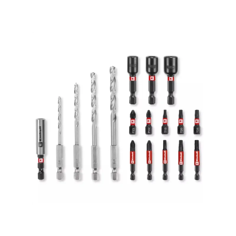 Kit de Puntas y Brocas de 18 Piezas S-CASE Einhell 491087092