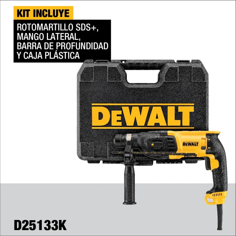 Rotomartillo Sds Plus 800w Eléctrico 220v DEWALT D25133K-B2C2
