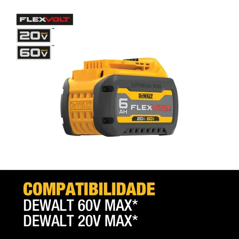 Batería De Litio 6ah 20v/60v Flexvolt DEWALT DCB606-B32