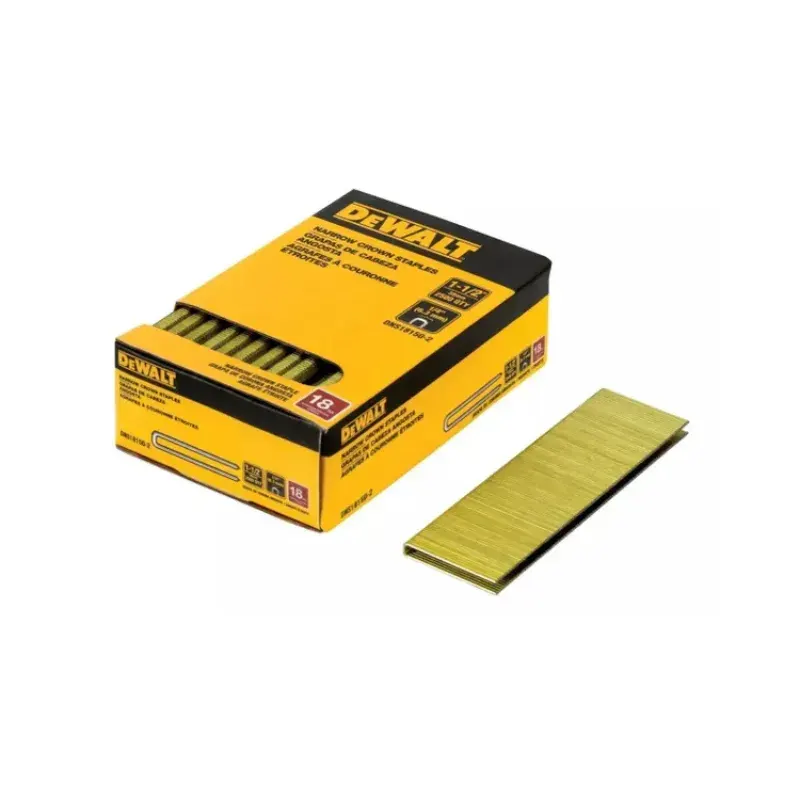 Caja De 2500 Grapas Cabeza Angosta De 1.1/2 X 1/4