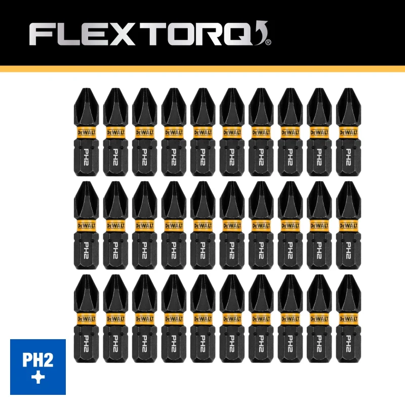 Set De 30 Puntas De Impacto PH2 De 1