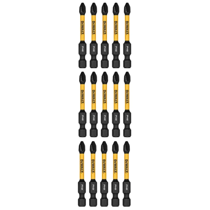 Set De 15 Puntas De Impacto PH2 De 2 1/4