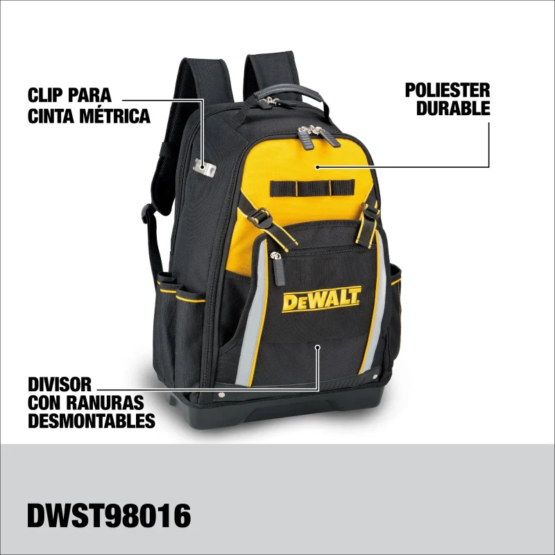 Mochila Industrial 43 Litros DEWALT DWST98016-LA2