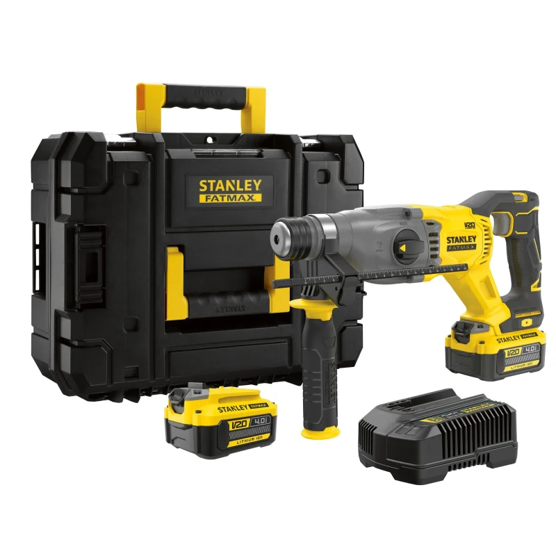 Kit De Rotomartillo Sds Plus 20v 2.0j Inalámbrico STANLEY SBH900M2K-B21