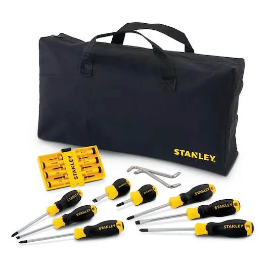 Juego De Destornilladores STANLEY + Bolso 16 Piezas STANLEY STMT65616L-LA2