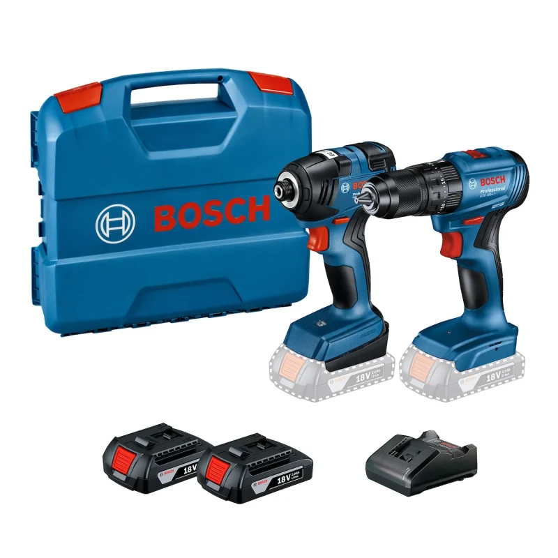 Kit Taladro + Atornillador 18 V BOSCH 06019J21E00001