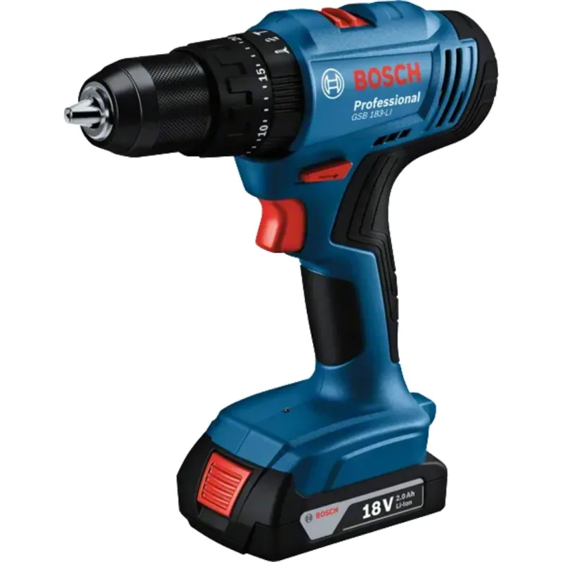 Kit Taladro Percutor Atornillador 13mm 60 Nm 18V Professional BOSCH 06019K91E10002