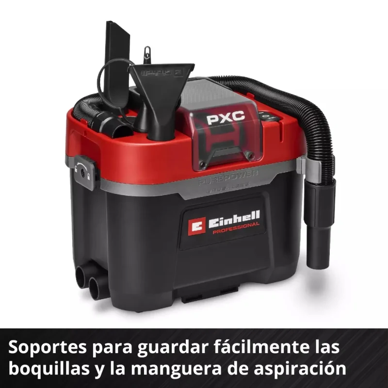 Aspiradora Polvo y Agua Inalámbrica 10 L 180 mbar Brushless Professional Power X-Change EINHELL 23471552