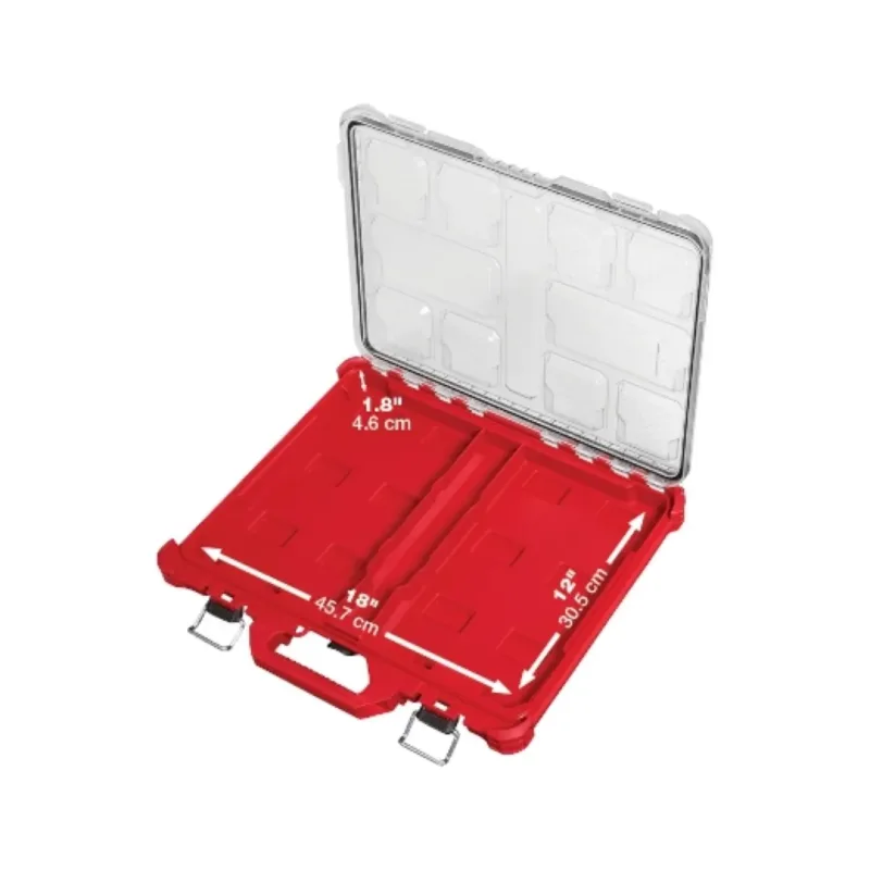 Organizador de Perfil Bajo 10 Compartimentos PACKOUT MILWAUKEE 48-22-84312