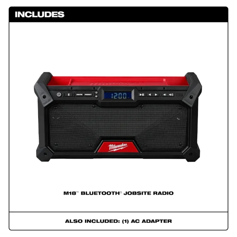 Radio Bluetooth AM/FM Jobsite M18 MILWAUKEE 2952-202
