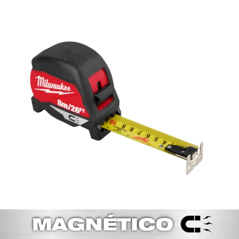 Huincha de Medir Magnética 8 m / 26 ft MILWAUKEE 48-22-1026M2