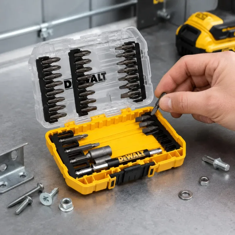 Set de Puntas Atornillado y Apriete de Tuercas 29 piezas ToughCase+® DEWALT DW21622