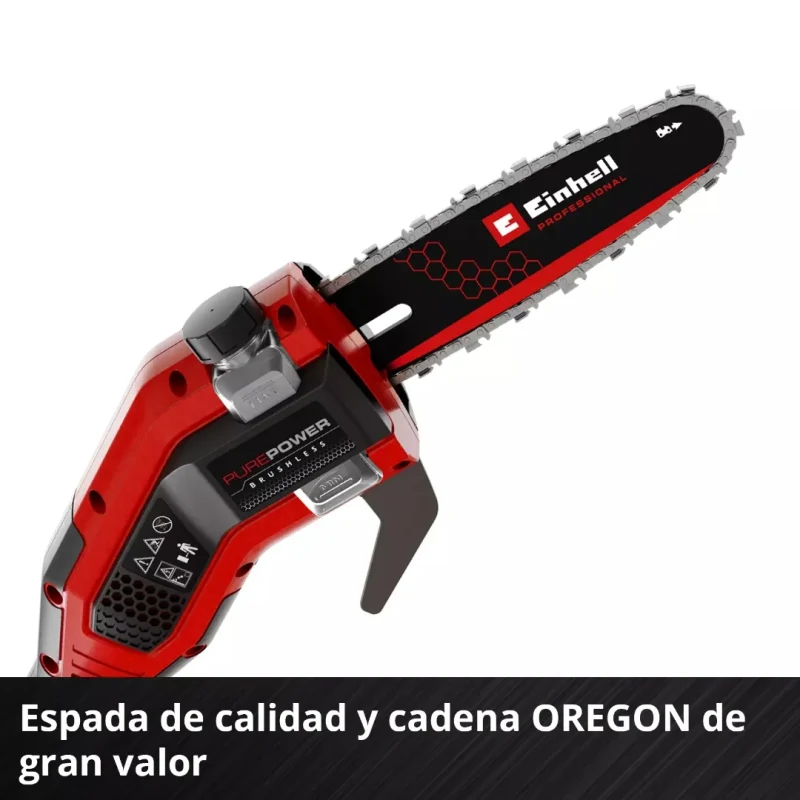 Podadora de Altura Telescópica 20 cm 7 m/s Brushless 18V Power X-Change EINHELL 34109712