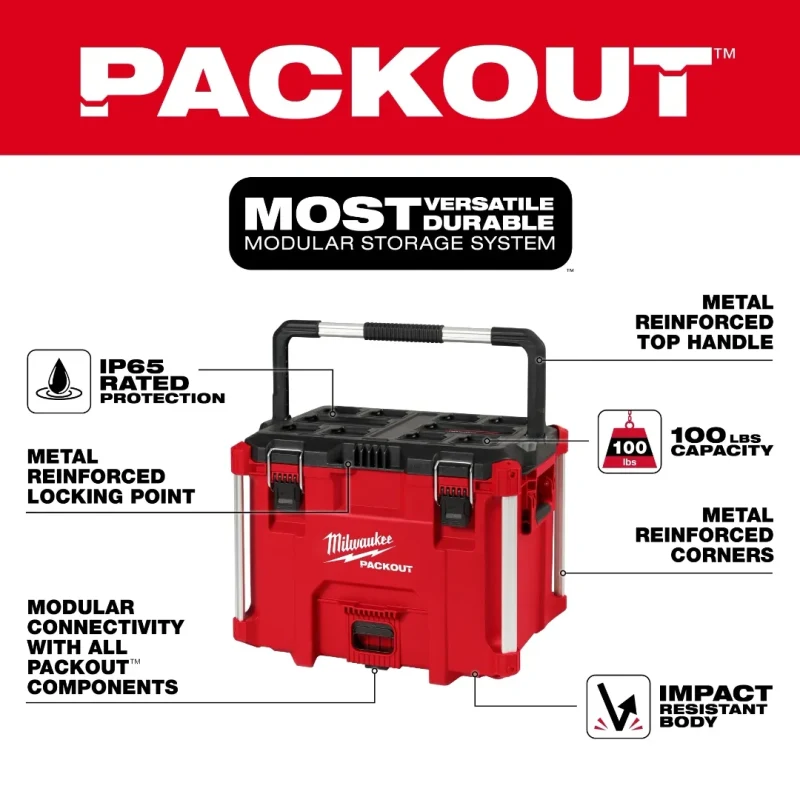Caja de Herramientas XL PACKOUT™ MILWAUKEE 48-22-84232