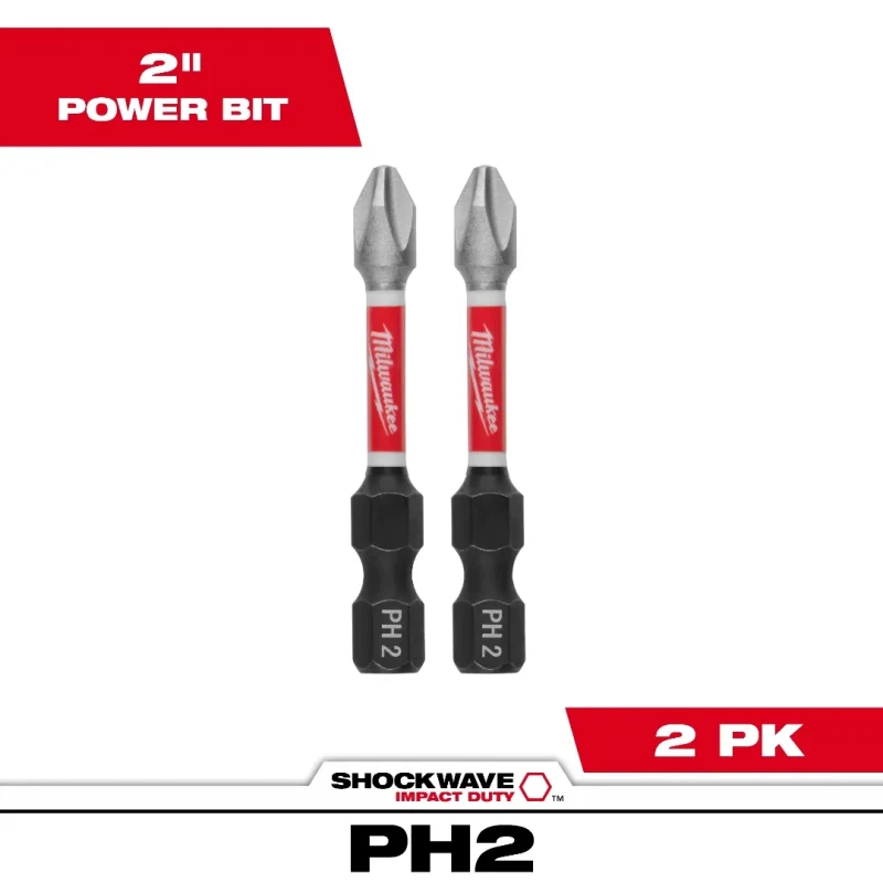 Pack 2 Puntas de Impacto Phillips #2 2
