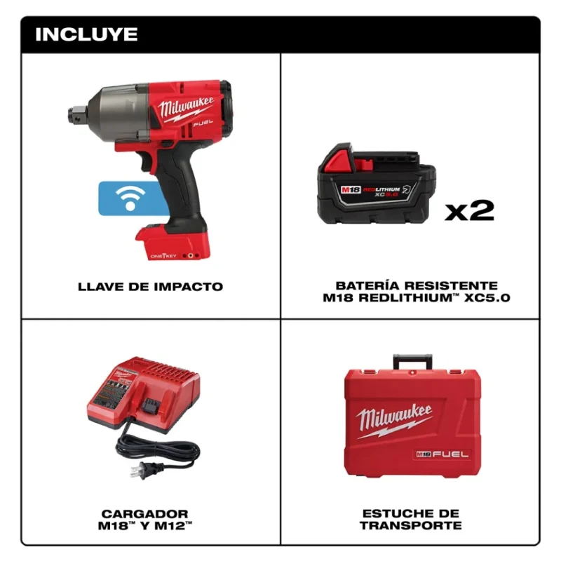 Kit Llave de Impacto de Alto Torque 3/4