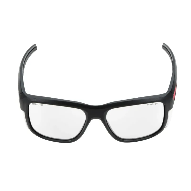 Lentes de Seguridad Marco Completo con Protectores Laterales Desmontables Lente Claro Antirrayado MILWAUKEE 48-73-25152