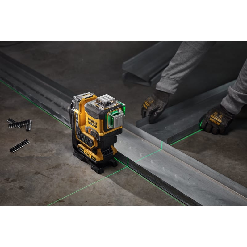 Kit Nivel Láser Control Remoto 3 Líneas 360° 20v Dcle34035d15