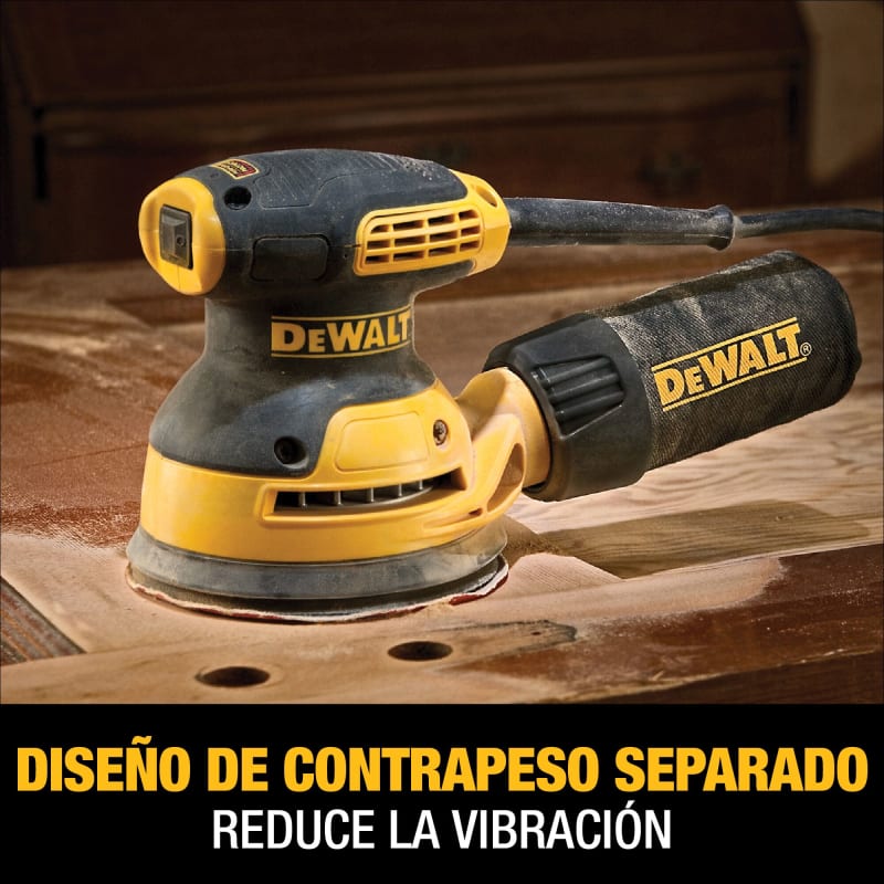 Lijadora Profesional Roto Orbital 280w Eléctrico 220v DEWALT DWE64214