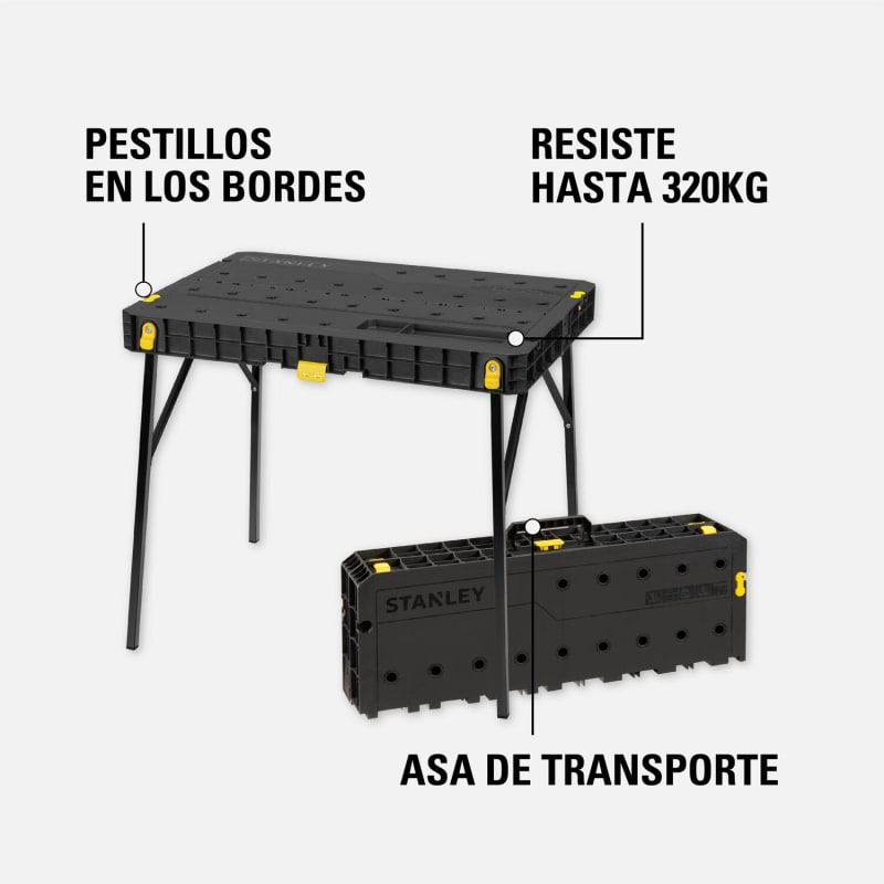 Mesa De Trabajo Plegable portatil STANLEY STST83492-14