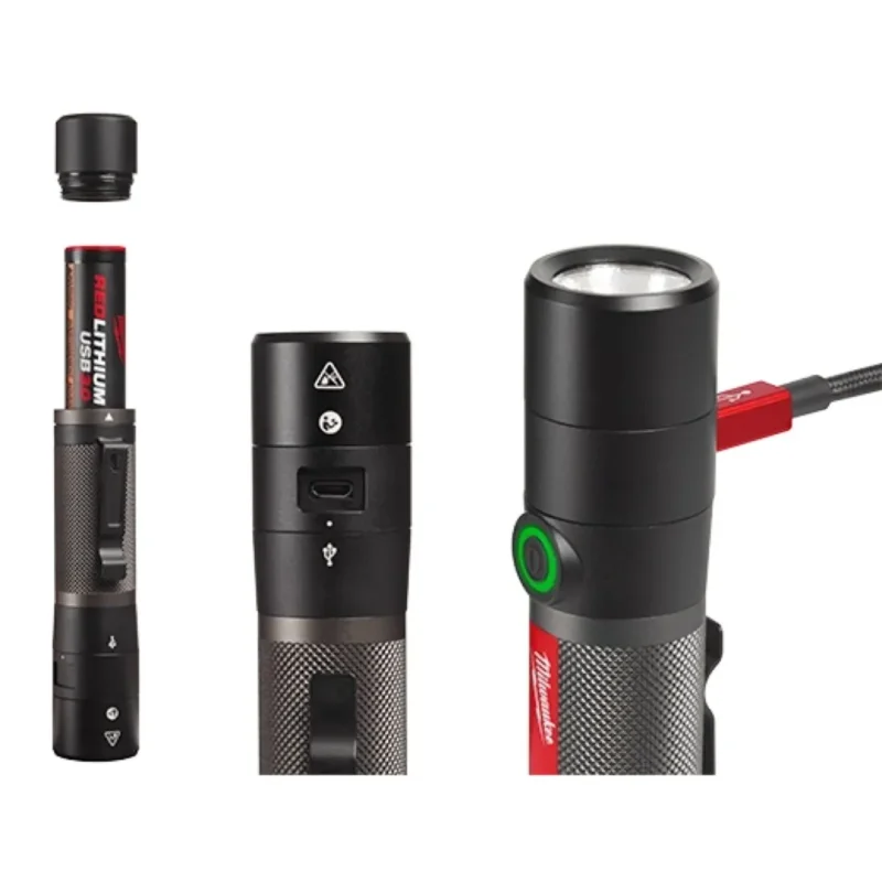 Linterna Compacta Recargable USB 800 Lúmenes MILWAUKEE 2160-213