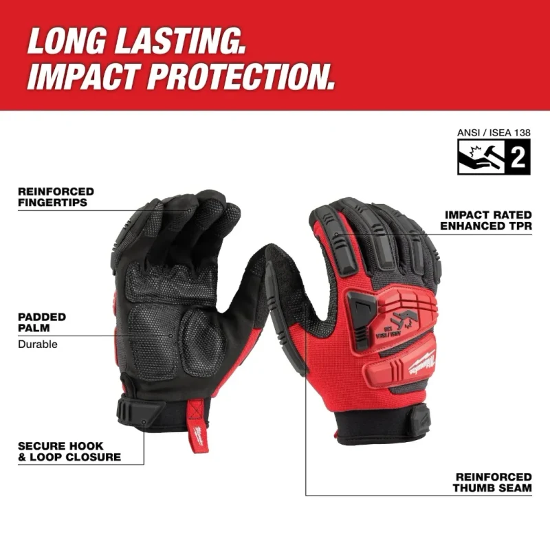 Guante de Trabajo Impacto Talla M MILWAUKEE 48-73-85513