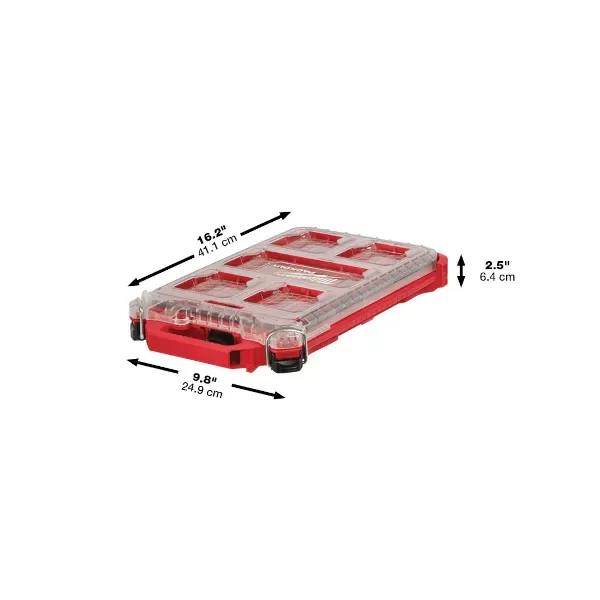 Organizador Modular Perfil Bajo MILWAUKEE Packout MILWAUKEE 48-22-84363