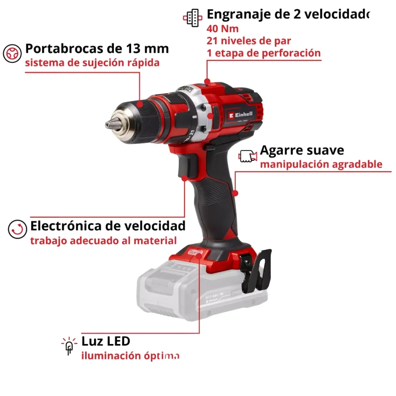 Taladro Atornillador Inalámbrico 18v EINHELL 45139253