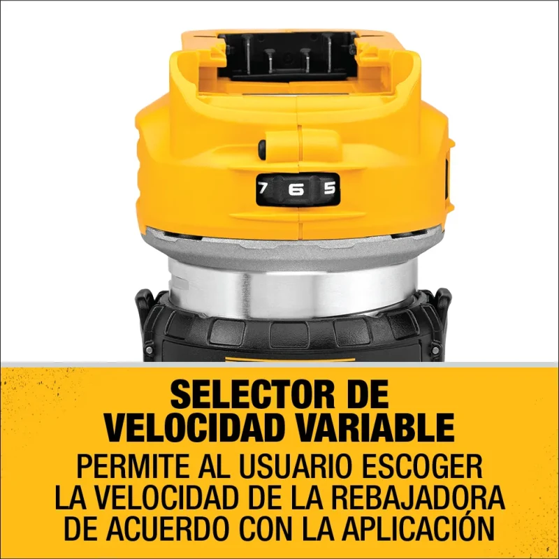Fresadora Inalámbrica 20v Xr DEWALT DCW600B3