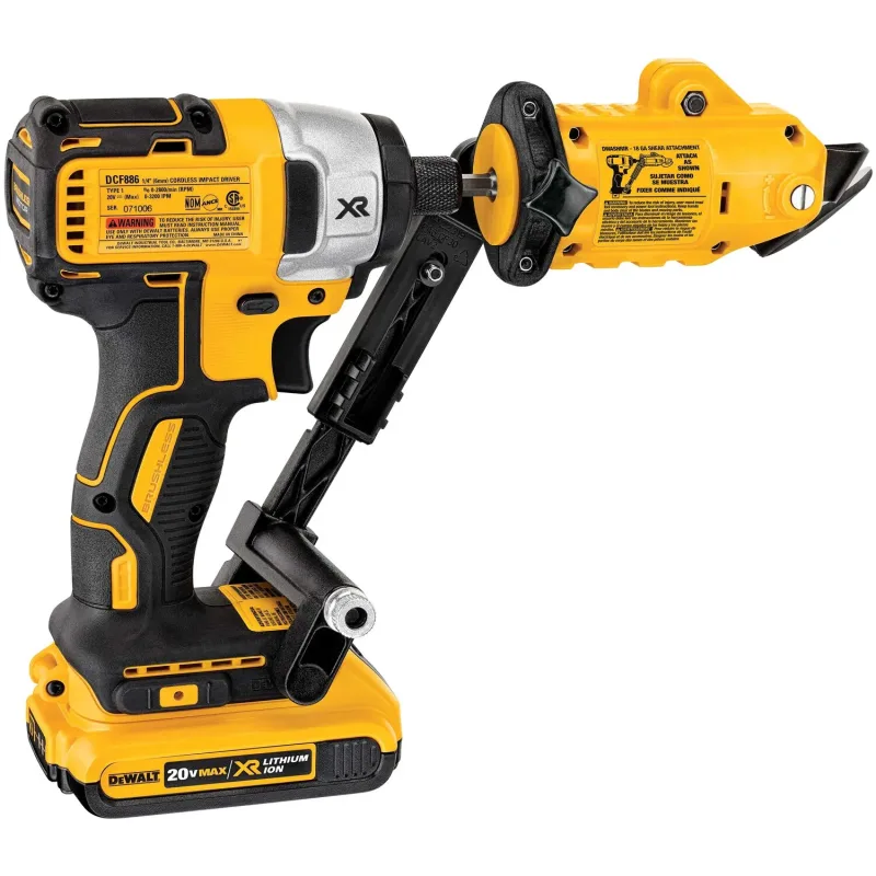 Cizalla ojalatera de 18GA para Taladros de Impacto DEWALT DWASHRIR3