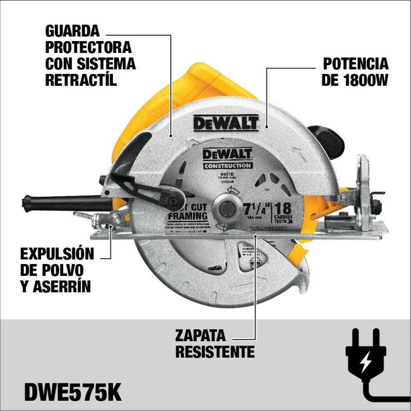 Kit De Sierra Circular De 7-1/4