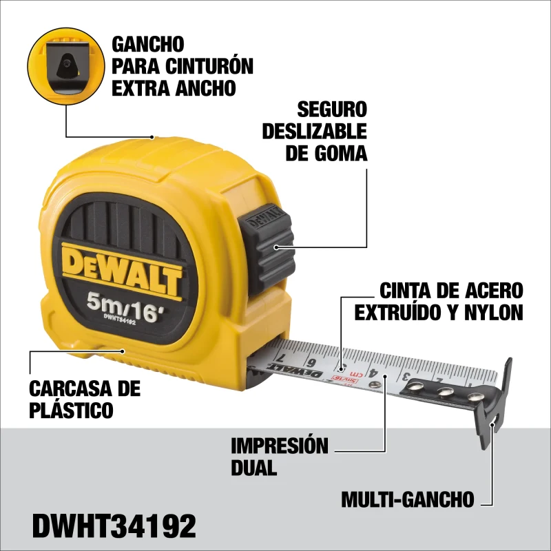 Huincha De Medir 5m/16