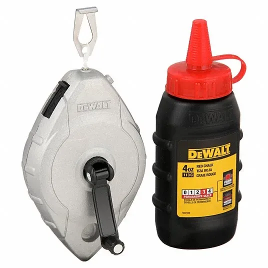 Tizador De Aluminio Con Tiza Roja DEWALT DWHT47255L2