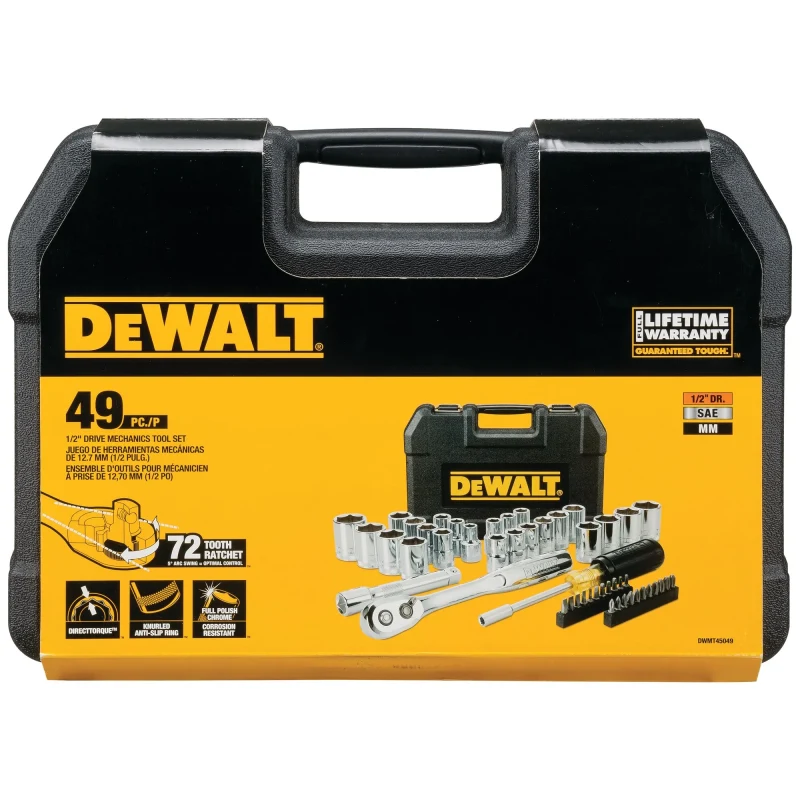 Set Herramientas Mecánicas De 49 Piezas DEWALT DWMT450493