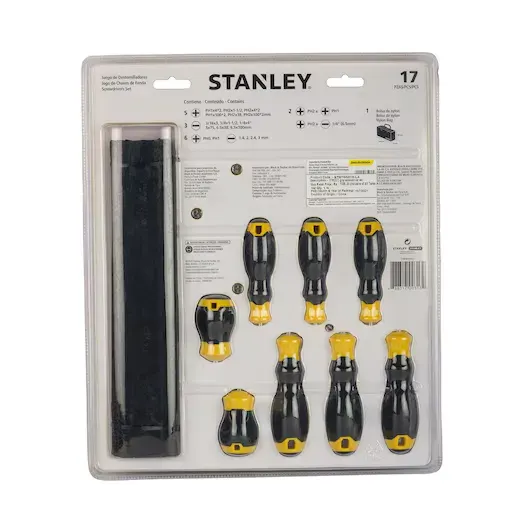 Juego De Destornilladores STANLEY + Bolso 16 Piezas STANLEY STMT65616L-LA3