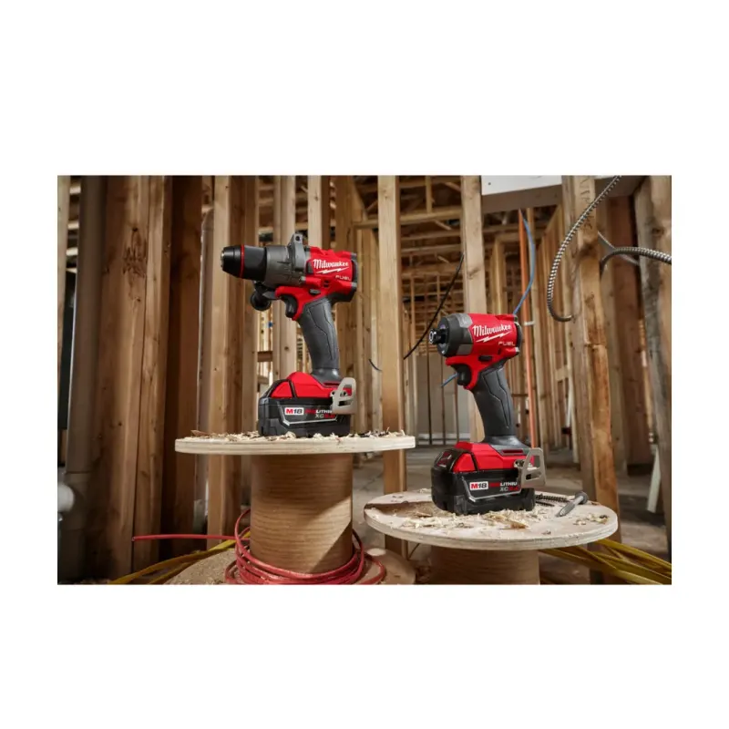 Kit Taladro y Atornillador de Impacto Inalámbrico 18V M18 FUEL MILWAUKEE 3697-2593