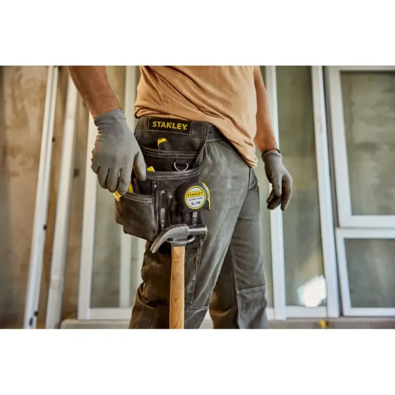 Bolsa para Clavos con Soporte para Martillo Cuero STANLEY STST1-801143