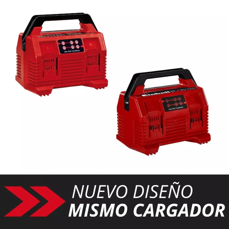 Cargador 2×2 4 Ranuras 4A Power X-Quattrocharger 18V Power X-Change EINHELL 45121023