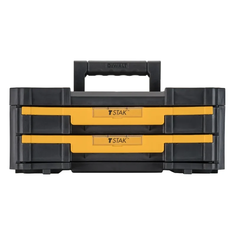 Caja de Almacenamiento TSTAK  con 2 Cajones Superficiales DEWALT DWST1-707063