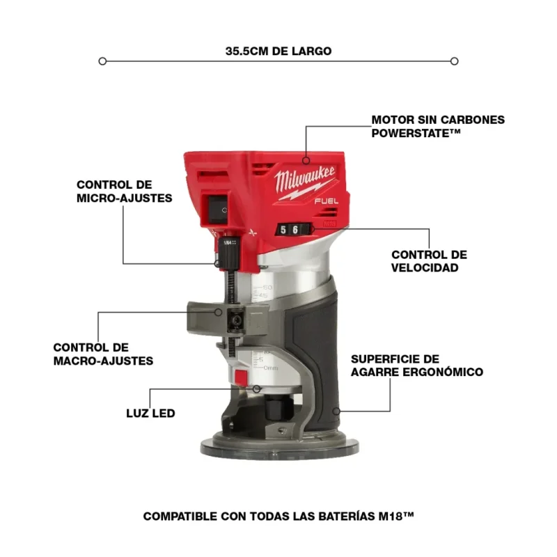 Rebajadora Compacta 1/4