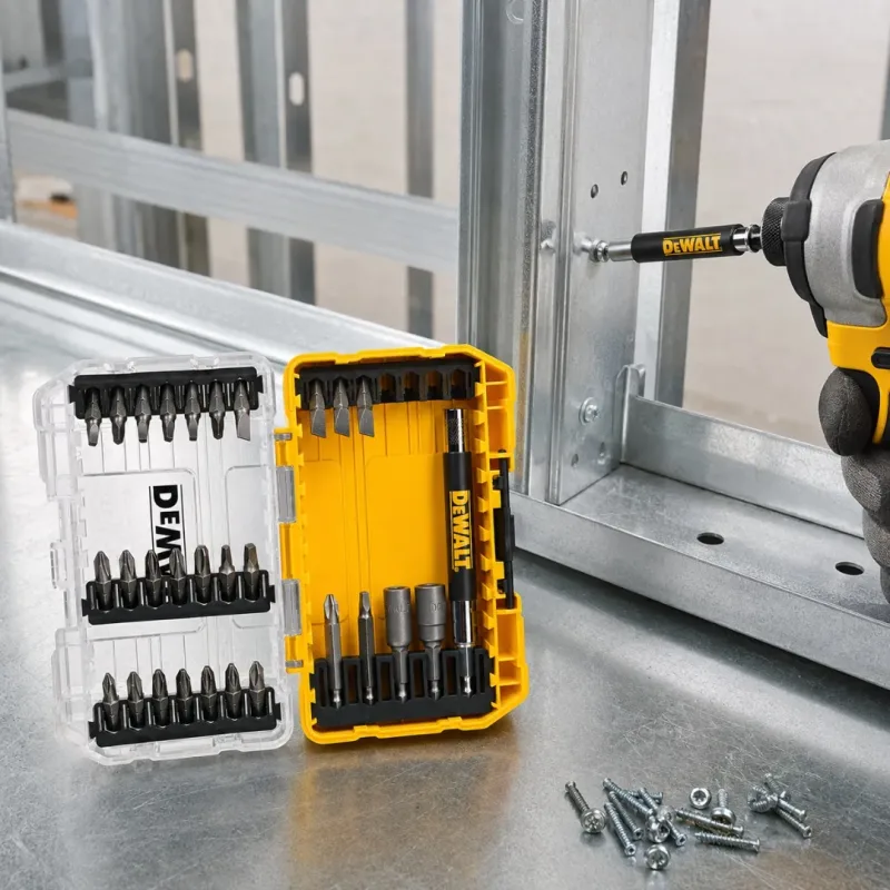Set de Puntas Atornillado y Apriete de Tuercas 29 piezas ToughCase+® DEWALT DW21623