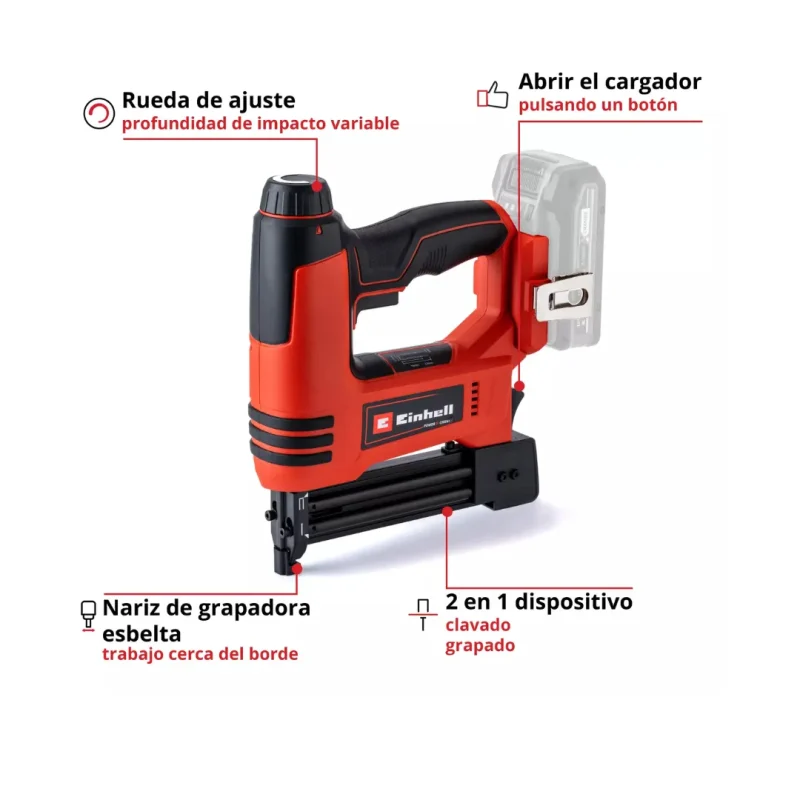 Clavadora/engrapadora Inalámbrica 18v Power X-change EINHELL 42577905