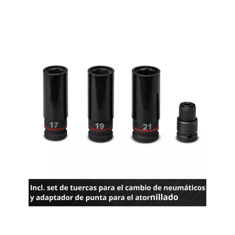 Llave De Impacto Inalámbrica |18 V |0-2100 Min-1| 400 Nm|toma: 1/2 