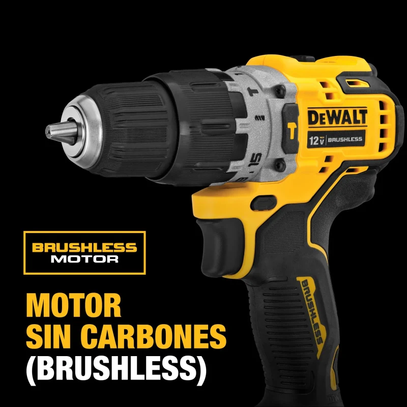 Kit Taladro Percutor/atornillador Inalámbrico 12v Max Xr DEWALT DCD706F2-B24