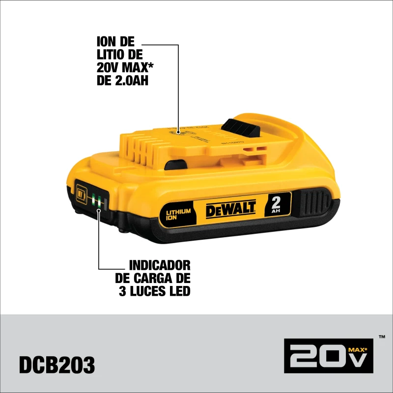 Kit Taladro Percutor + Atornillador De Impacto Inalambrico 20v Xr DEWALT DCK287D2-B24