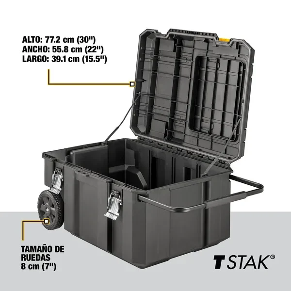 Baúl Para Herramientas Con Ruedas Tstak DEWALT DWST17871-14