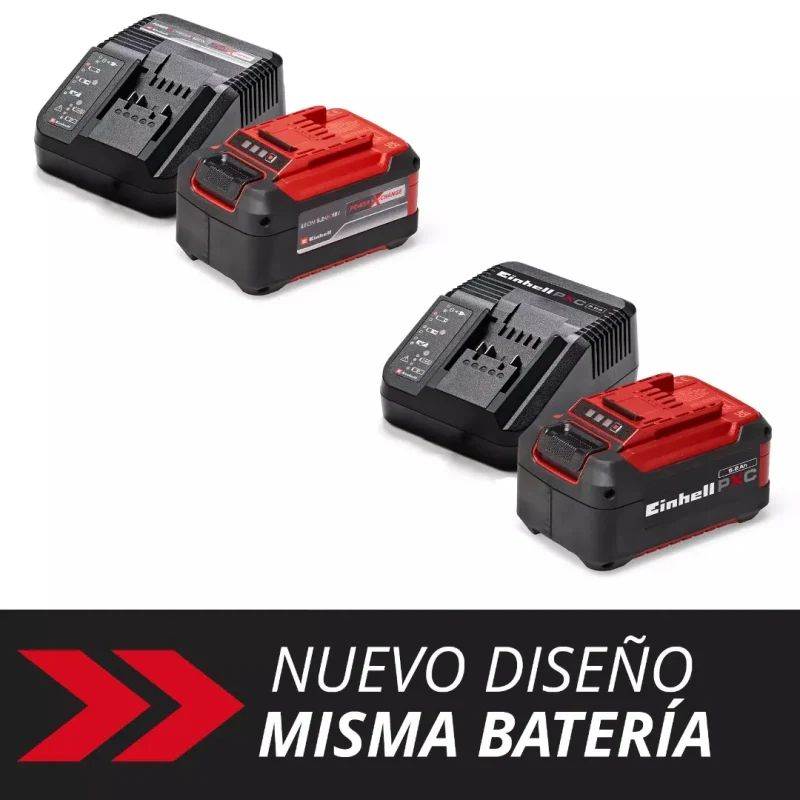 Kit Batería 5,2 Ah + Cargador Rápido 3A PXC-Starter-Kit 18V Power X-Change EINHELL 45121474