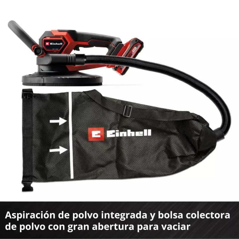 Lijadora para Paneles de Yeso 225mm 600-1200 RPM Brushless 18V Power X-Change Professional EINHELL 42599955