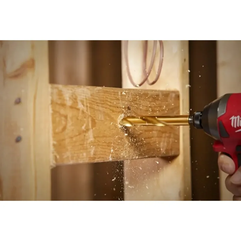 Juego de Brocas Titanio 29 piezas RED HELIX SHOCKWAVE Impact Duty MILWAUKEE 48-89-46724