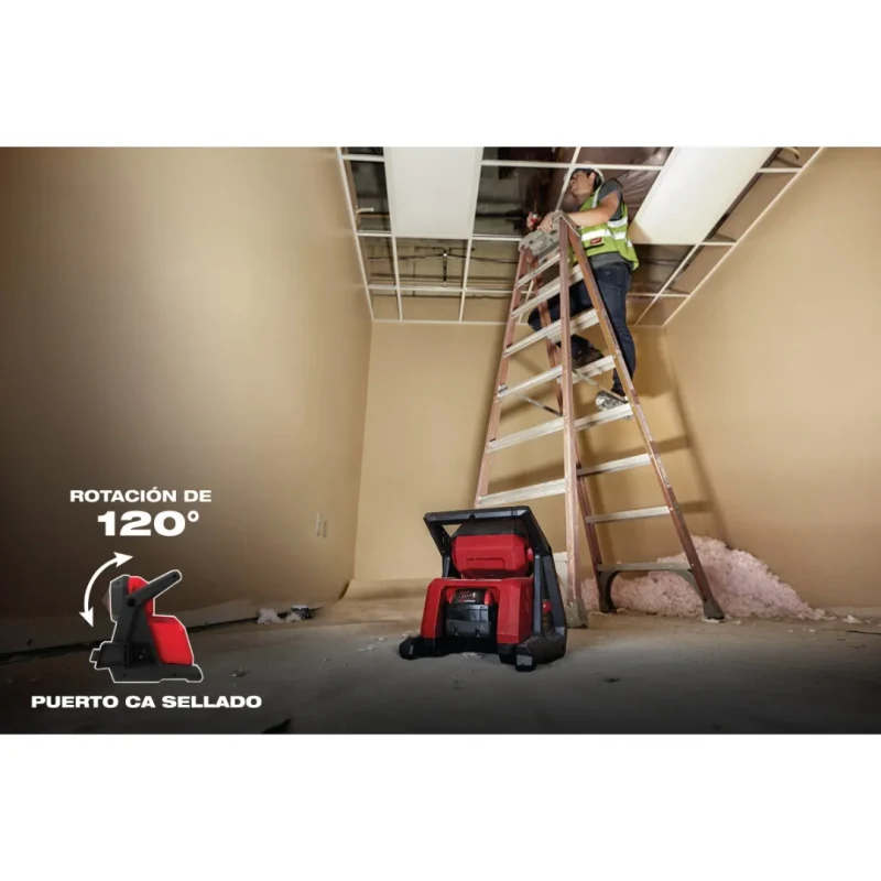 Luz de Área Flood Doble Alimentación 4.000 Lúmenes M18 ROVER MILWAUKEE 2366-204